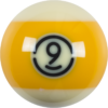 Aramith Tournament Replacement Ball – #9 | Golden Break Billiards